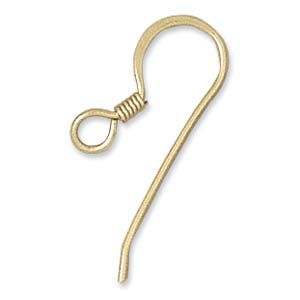 Ear wire Gold Filled 2pcs