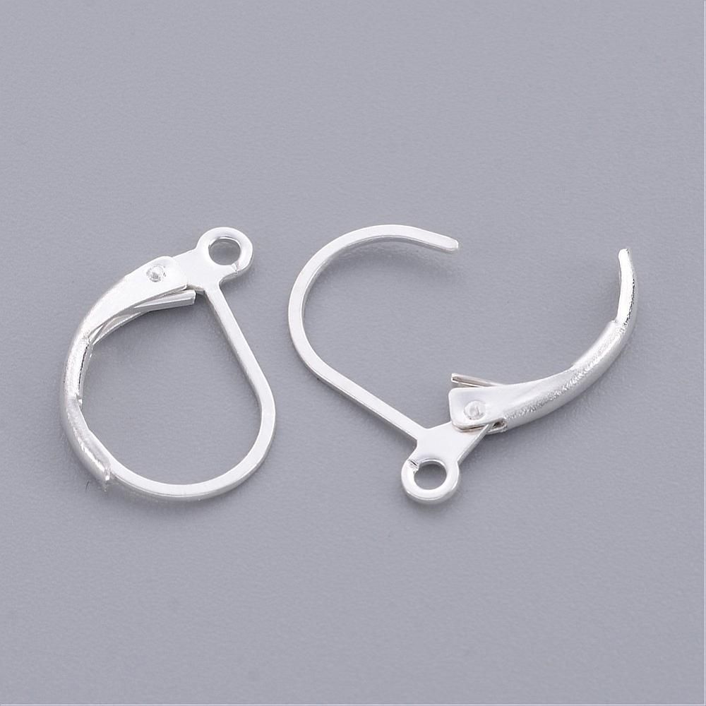 10pcs/ Brass Leverback Earring Findings