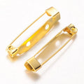 10pcs/ Iron Brooch Findings/5x30mm