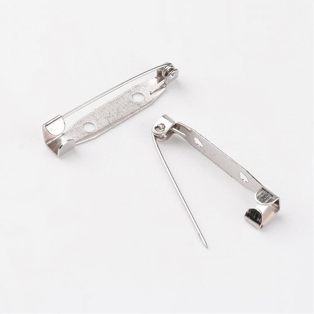 10pcs/ Iron Brooch Findings/5x30mm