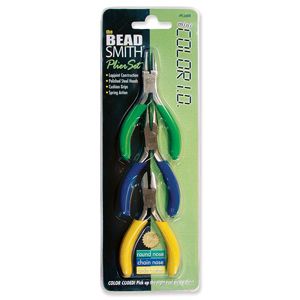 3 PIECE MINI COLOR ID PLIER SET