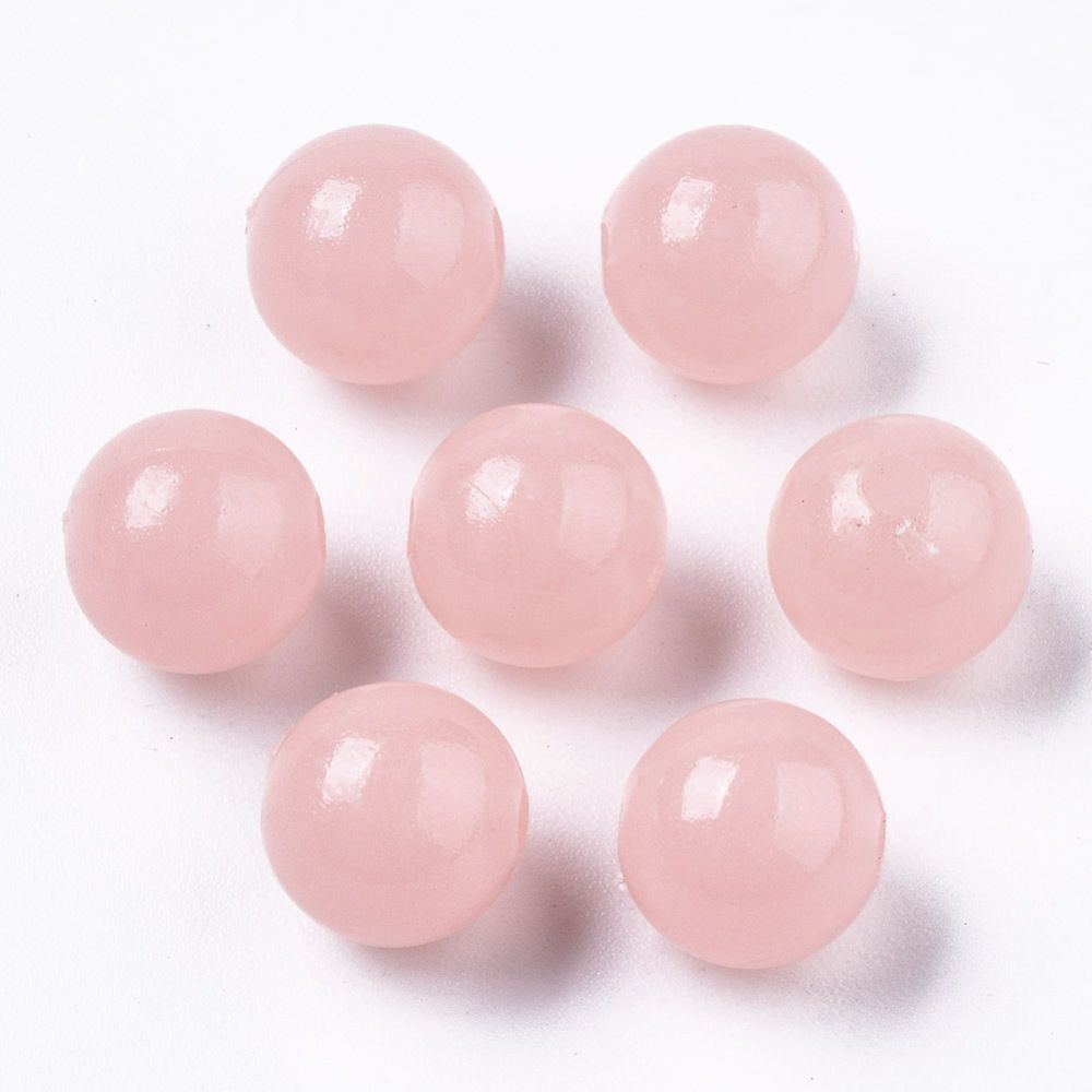 ~97pcs/Luminous Acrylic Beads, Glow in the Dark, 6mm, multiple colors