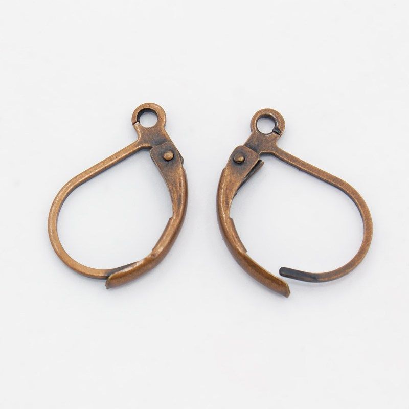10pcs/ Brass Leverback Earring Findings