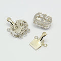 1pcs/Brass Multi-Strand Box Clasp/16~19x14x6mm