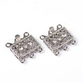 1pcs/Brass Filigree Box Clasps /17x18x7mm