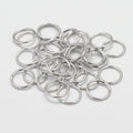 10pcs/7x1mm/Brass Round Rings, Soldered Jump Rings