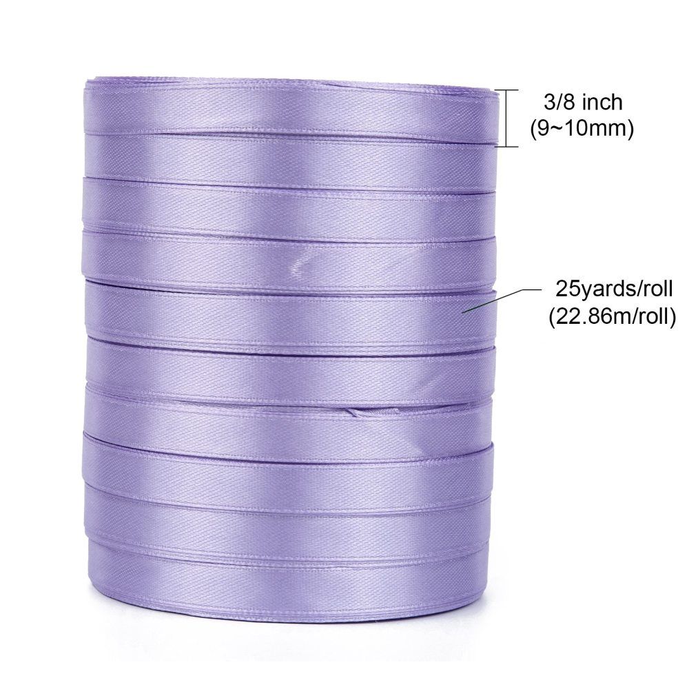 Single Face Satin Ribbon, Polyester Ribbon 10mm/22m