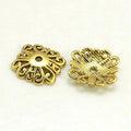 4pcs/Tibetan Style Bead Caps/14mm
