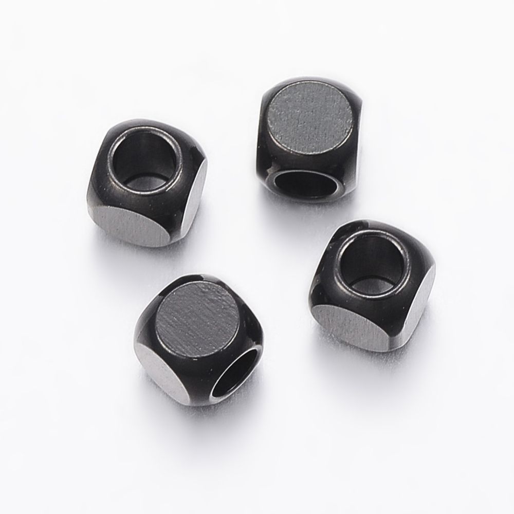 4pcs/304 Stainless Steel Beads 4mm
