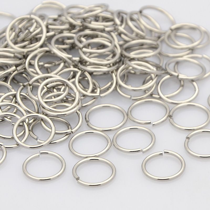 10pcs/304 Stainless Steel Open Jump Rings