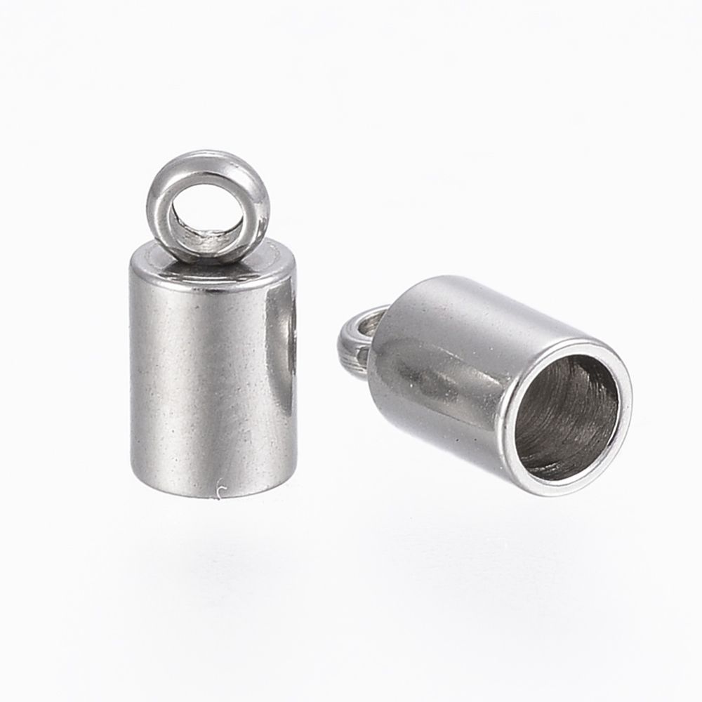 4pcs/Stainles steel string fals/8x4mm