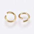 10pcs/304 Stainless Steel Open Jump Rings