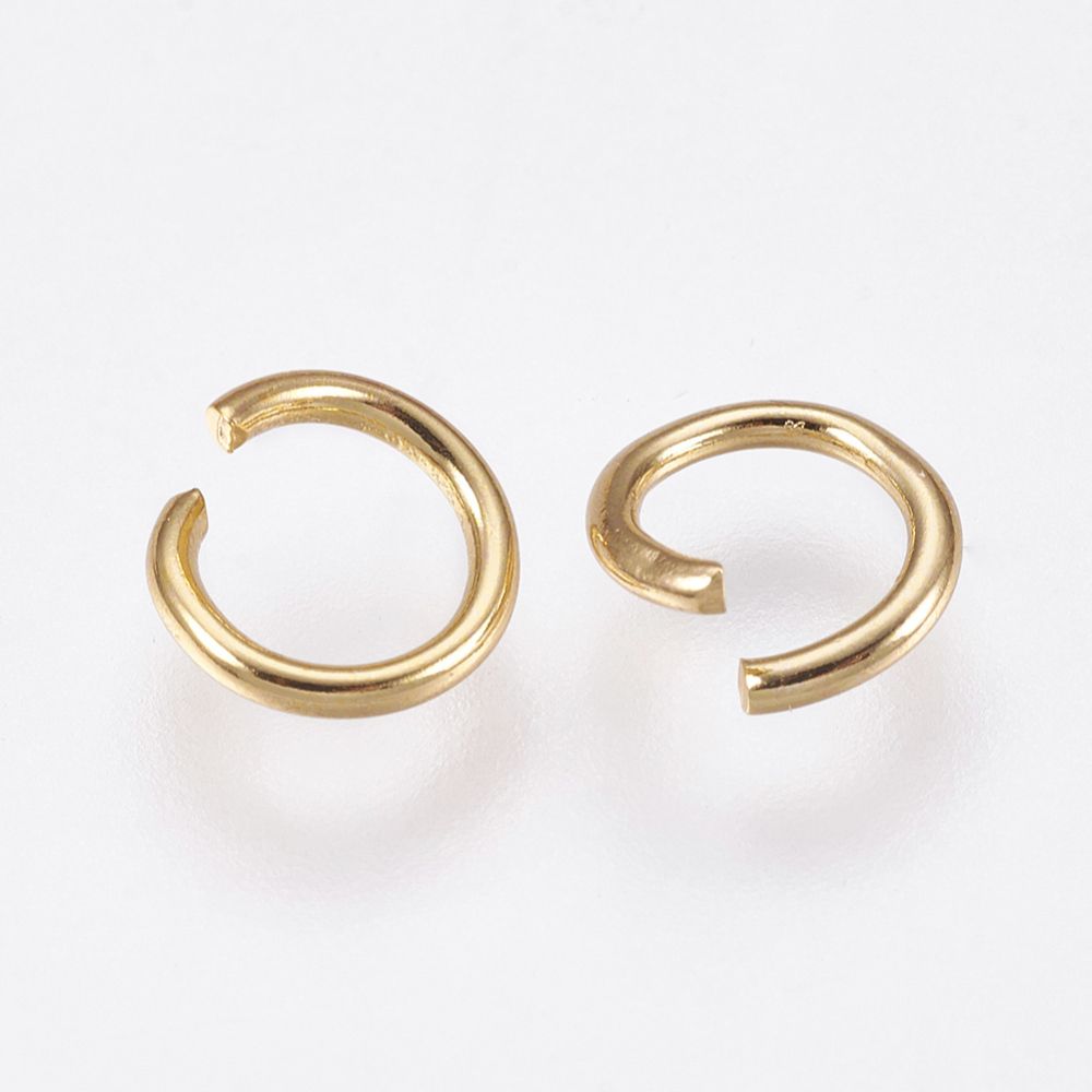 10pcs/304 Stainless Steel Open Jump Rings