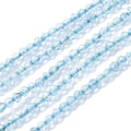 Natural Topaz Crystal Beads Strands, Faceted, Round, 2mm, Hole: 0.3mm, about 230pcs/strand, 15.35 inch(39cm)