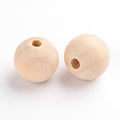 Natural Unfinished Wood Beads 14mm/18mm/20mm