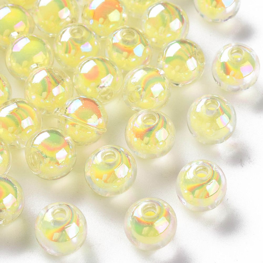 ~23pcs/Transparent Acrylic Beads /9mm