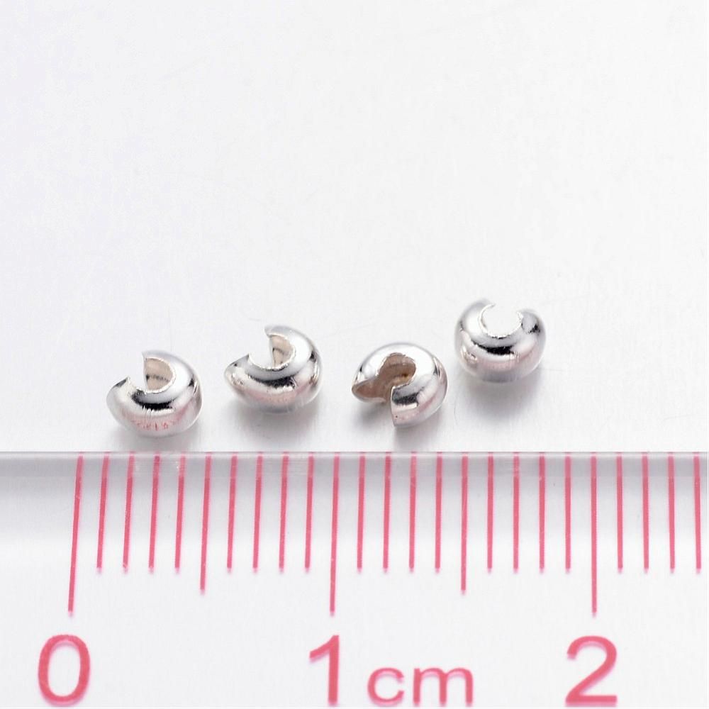20pcs/ Iron Crimp Beads Covers