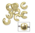 2pcs/4MM CRIMP COVER Gold Filled 2.5mm (Copy)