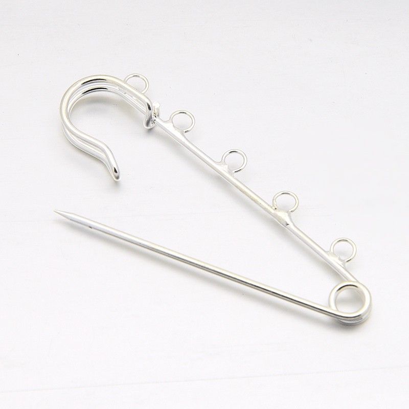 3pcs/ Brass Brooch Findings/50mm