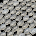 Faceted Oval Natural Quartz Crystal Beads Strands, 17x13x6mm, Hole: 1mm, about 13pcs/strand, 8.26 inch