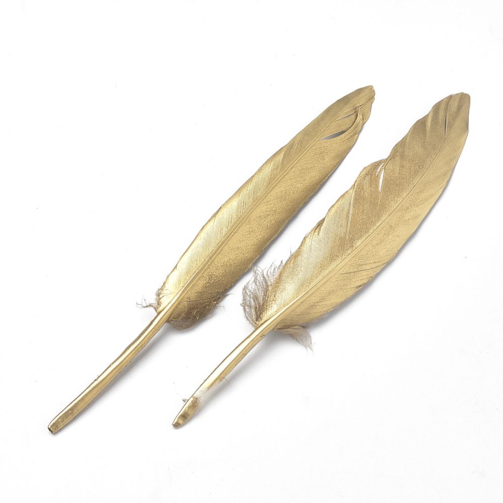 20pcs/Plated Feather Costume Accessories/ 115~145x15~22mm