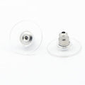 4pcs/ 304 Stainless Steel Bullet Clutch Earring Backs/11.5x6mm