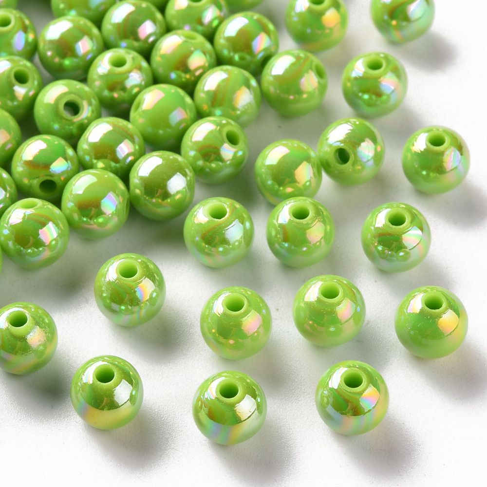 ~39pcs/Opaque Acrylic Beads/8mm