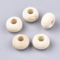 10pcs/Unfinished Wood Beads/ 14.5x9mm