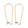 4pcs/ 316 Surgical Stainless Steel Hoop Earring Findings/ 33x13x2.5mm
