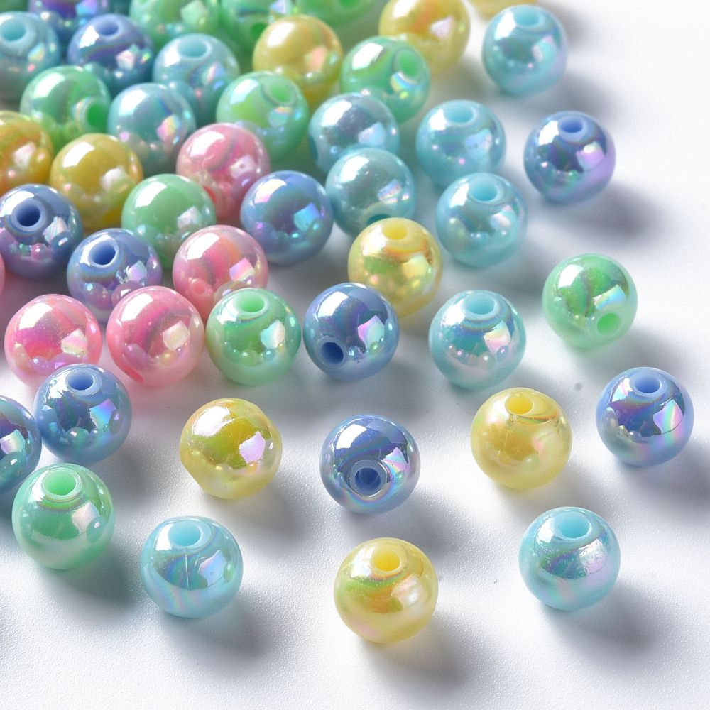 ~39pcs/Opaque Acrylic Beads/8mm