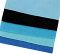 Colorful set of decorative felts / soft felts 10x45 cm