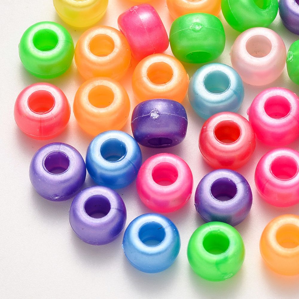 ~39pcs/Plastic Beads/9x6mm