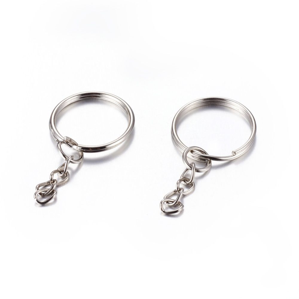 1pcs/ Iron Split Key Rings / 25x2mm