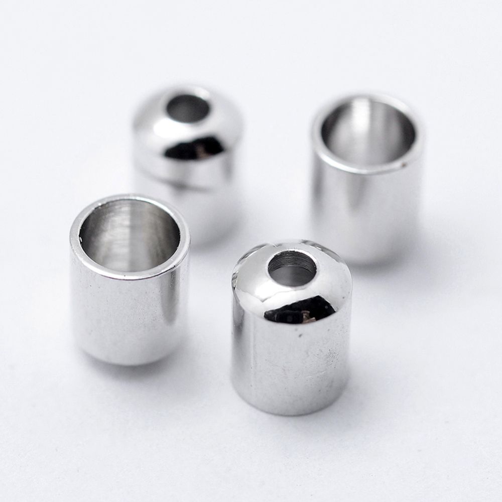 4pcs/Brass Cord Ends, End Caps/ 5x4mm
