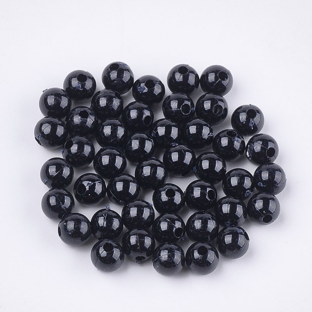 ~97pcs/Opaque Plastic Beads/6mm