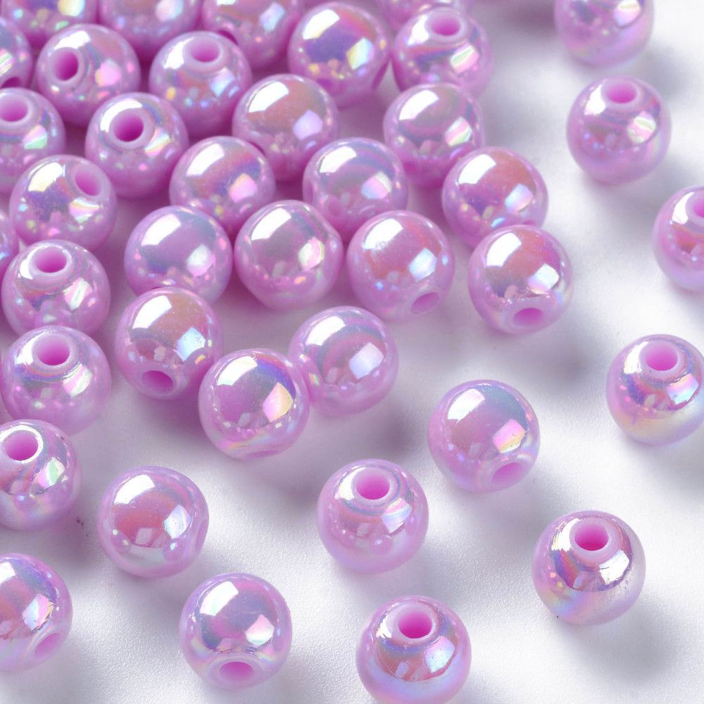 ~39pcs/Opaque Acrylic Beads/8mm