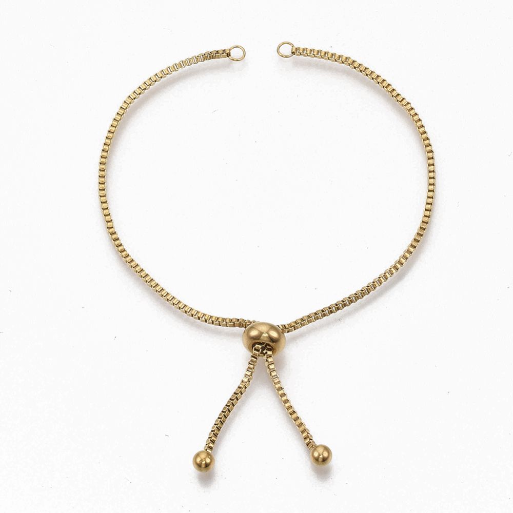 304 Stainless Steel Slider Bracelets Making/12cm