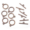 6pcs/Tibetan Style Toggle Clasps/15mm