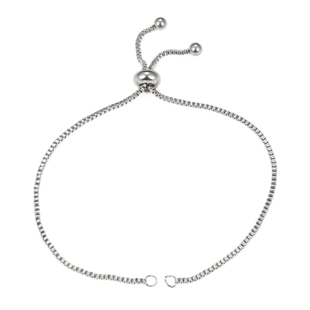 304 Stainless Steel Slider Bracelets Making/12cm