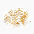 10pcs/ 304 Stainless Steel Stud Earring Findings/ 12x6x8mm/ 19214