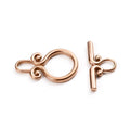 304 Stainless Steel Toggle Clasps, Rose Gold/22x15mm