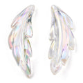 10pcs/Transparent Acrylic Pendants/ 40x14.5x5mm