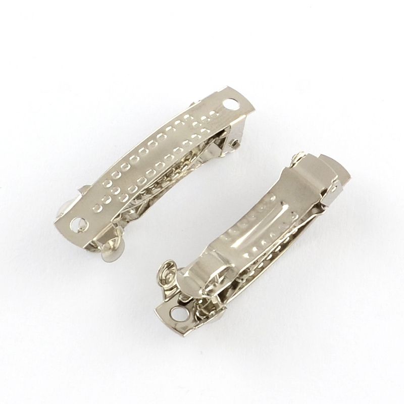 10pcs/Iron Hair Accessories Findings, Hair Barrette Findings/30x5mm