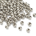 20pcs/304 Stainless Steel Hollow Round Seamed Beads, for Jewelry Craft Making/ 3,5mm
