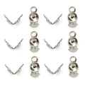 10pcs/304 Stainless Steel Bead Tips 6x3mm