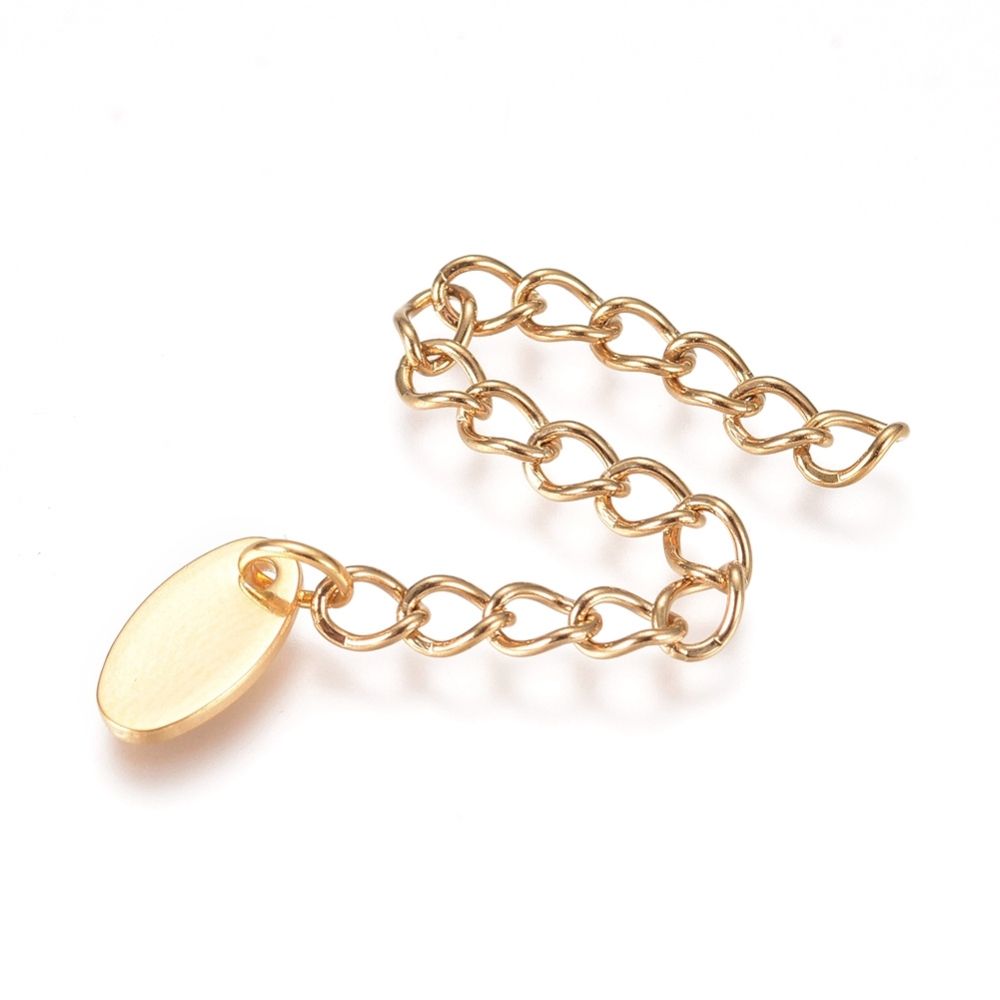 2pcs/304 Stainless Steel Chain Extender/6cm