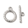 304 Stainless Steel Toggle Clasp/21x6x2mm
