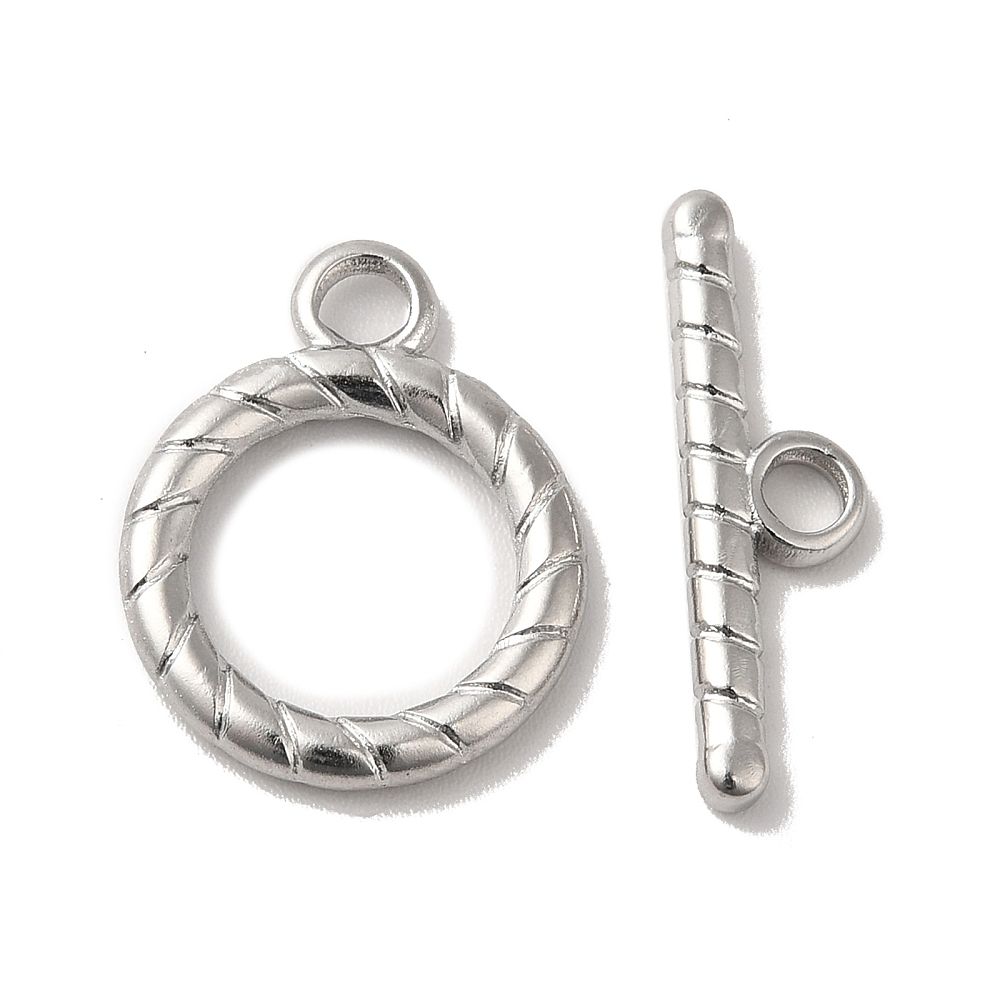 304 Stainless Steel Toggle Clasp/21x6x2mm