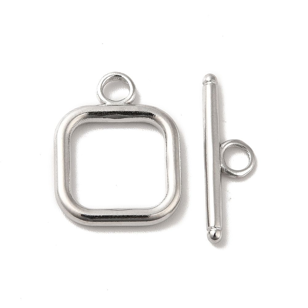 304 Stainless Steel Toggle Clasp/19.5x6x2mm