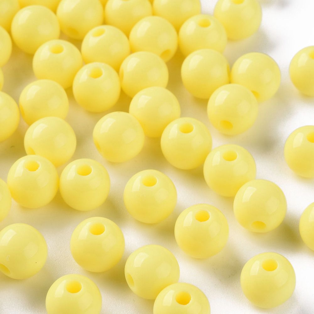 ~39pcs/Acrilyc/8mm/ Multiple colors